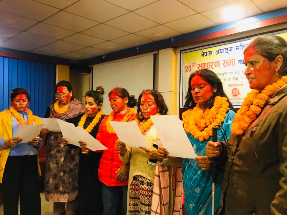 NDWA newly elected members taking oath