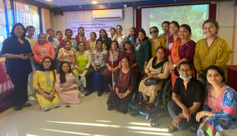 Capacity building training on laws and regulations for the rights of persons with disabilities