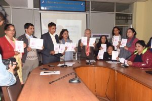 CSO's representatives including Chairperson of NHRC launching GBV handbook