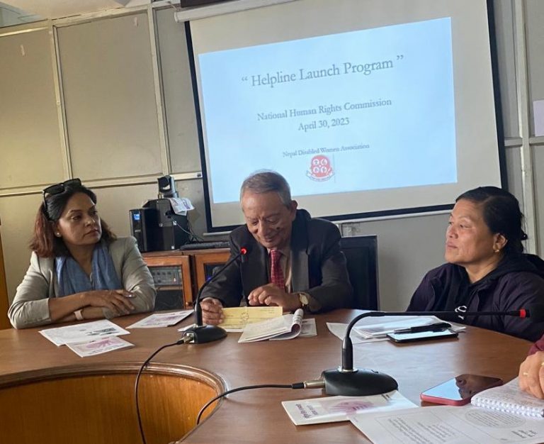 Helpline service for access to justice