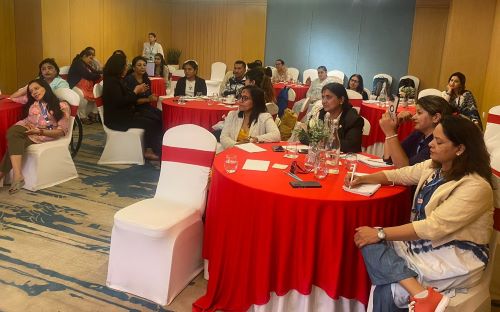 Participants listening Ms Bandana rana