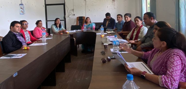 Discussion on the situation of GBV in local level