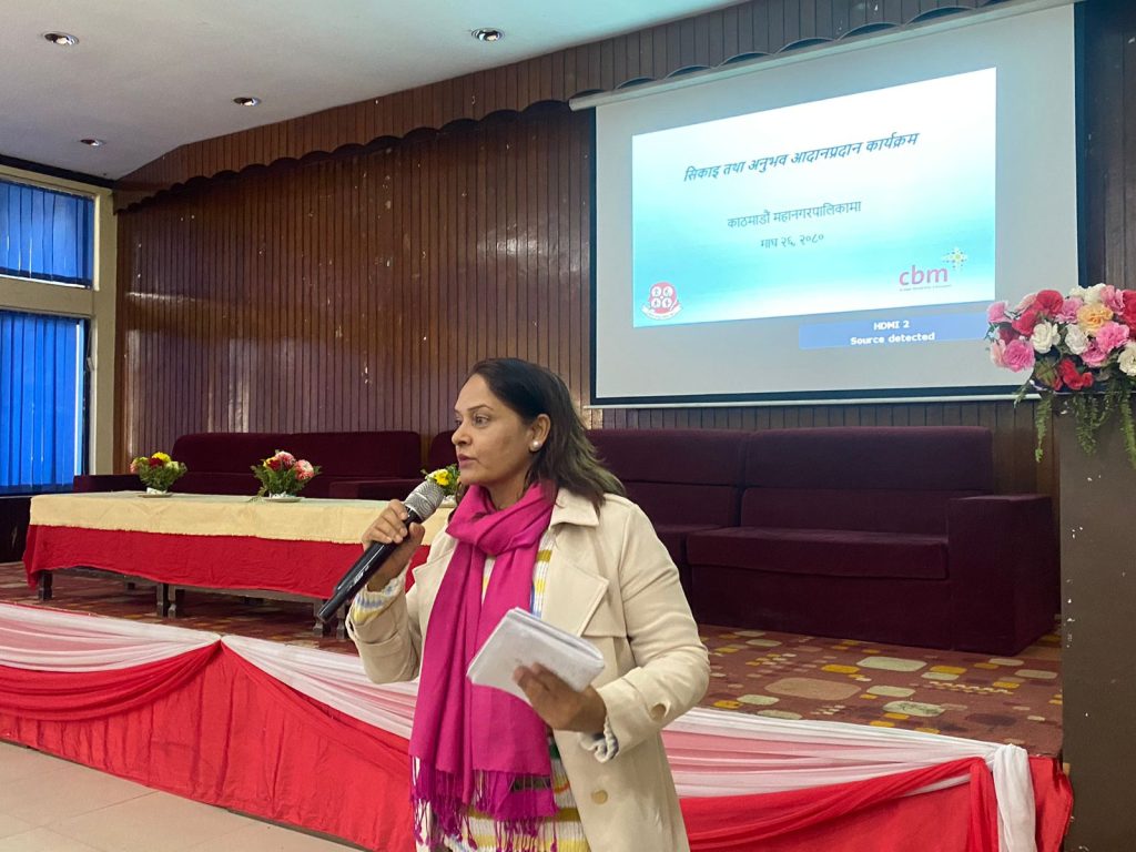 Tika dahal delivering objective of the program