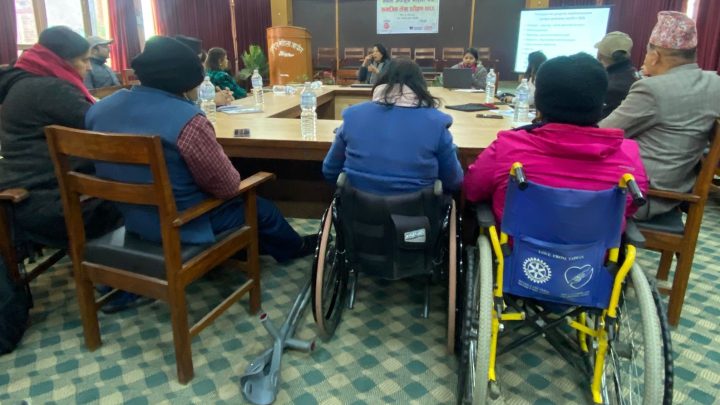 General secretary sharing the activities