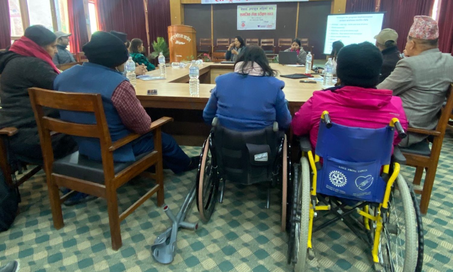 General secretary sharing the activities