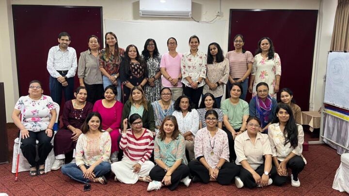 A group photo taken during the safeguarding training conducted by CBM Global Nepal on July 4, 2025.