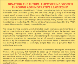 Drafting the Future; Empowering Women through Administrative Leadership 
