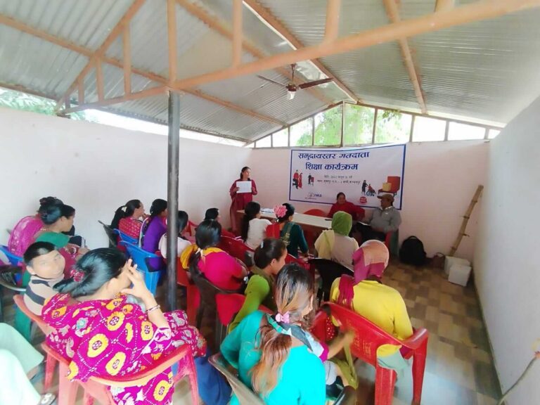 Voters Education and Mock Elections in 5 municipalities accross Nepal